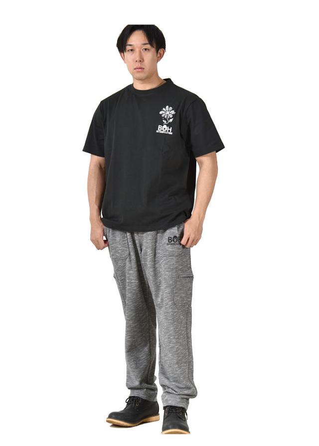 大きいサイズ メンズ BH ビィエイチ リサイクルコットン スウェット