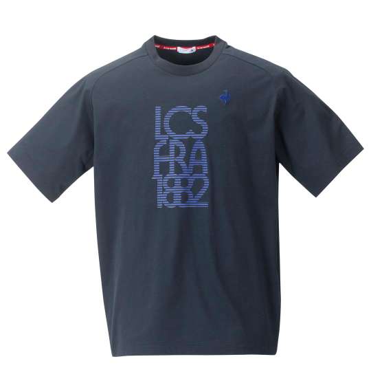 大きいサイズ メンズ LE COQ SPORTIF ヘランカサンスクリーン 半袖 Tシャツ ネイビー 1278-4220-2 3L 4L 5L 6L