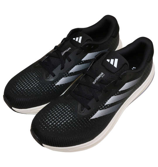 大きいサイズ メンズ adidas スニーカー SUPERNOVA RISE M WIDE コアブラック 1240-4220-1 30 31 32の通販は