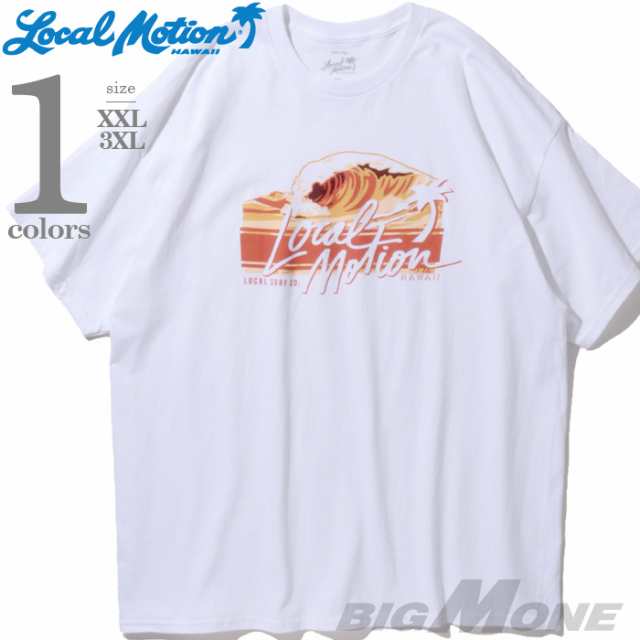 大きいサイズ メンズ LOCAL MOTION ローカルモーション 半袖 プリント Tシャツ USA直輸入 smt21105azの通販は