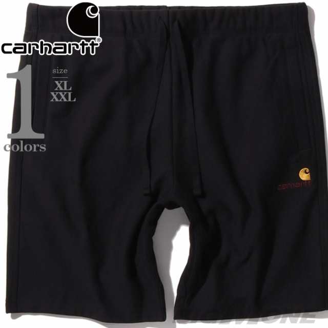 大きいサイズ メンズ CARHARTT カーハート スウェット ショーツ ショートパンツ ハーフパンツ AMERICAN SCRIPT SWEAT SHORT USA直輸入 i0