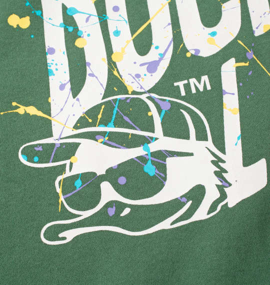 大きいサイズ メンズ b-one-soul DUCK DUDEレイクサイダー スプラッシュ プル パーカー グリーン 1258-4317-3 3L 4L 5L 6L_2