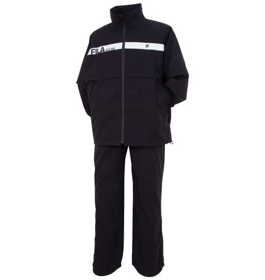 大きいサイズ メンズ FILA GOLF レインウェア セット ブラック 1276-4340-2 3L 4L 5L 6L