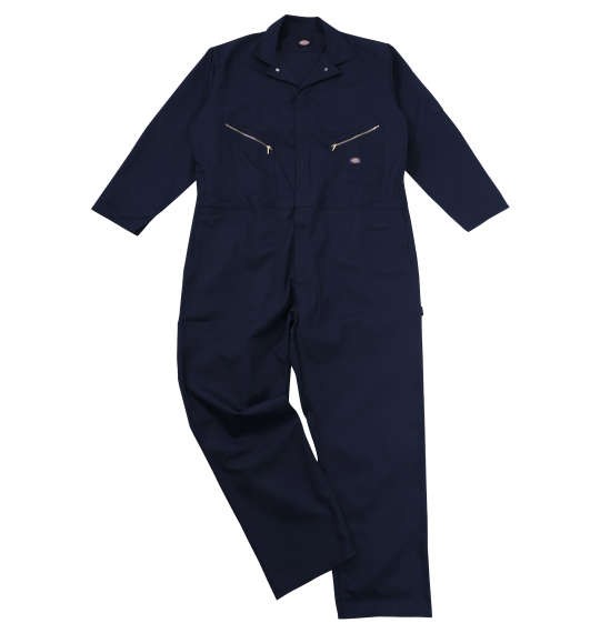 大きいサイズ メンズ DICKIES 48799 長袖 カバーオール ダークネイビー 1274-4301-3 2XL 3XL 4XLの通販は