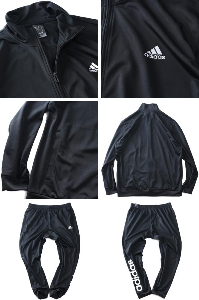 大きいサイズ メンズ ADIDAS アディダス リニアロゴ トリコット トラックスーツ ジャージ 上下セット USA直輸入 ic6775_2