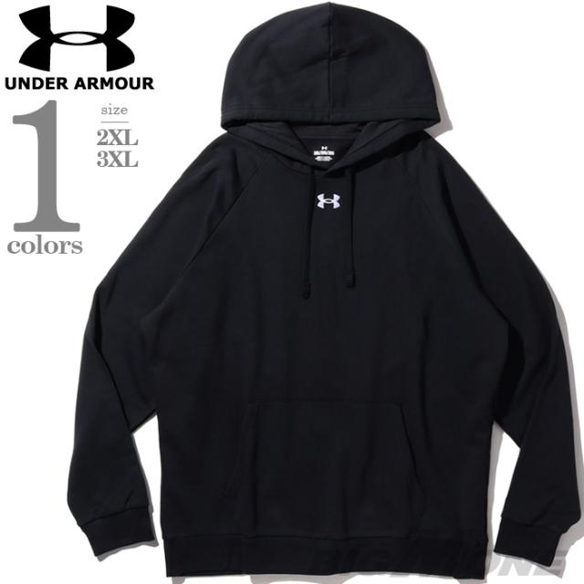 大きいサイズ メンズ UNDER ARMOUR アンダーアーマー スウェット プルオーバー パーカー USA直輸入 1379757-001