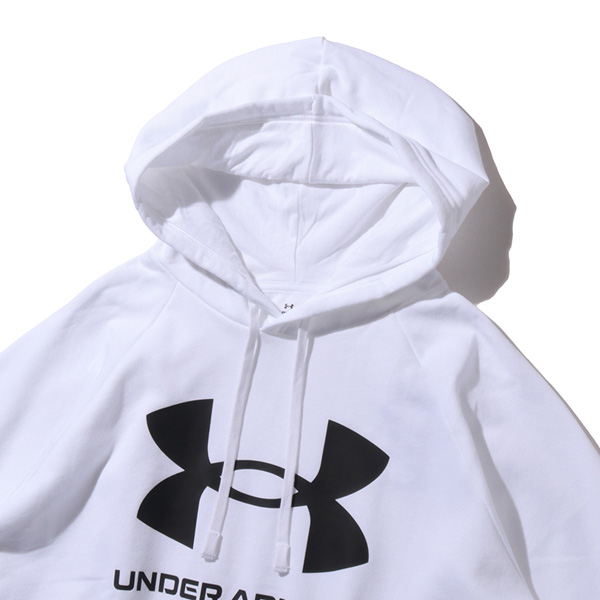 大きいサイズ メンズ UNDER ARMOUR アンダーアーマー ロゴプリント スウェット プルオーバー パーカー USA直輸入 1379758-100_4