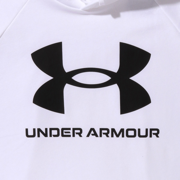 大きいサイズ メンズ UNDER ARMOUR アンダーアーマー ロゴプリント スウェット プルオーバー パーカー USA直輸入 1379758-100_6