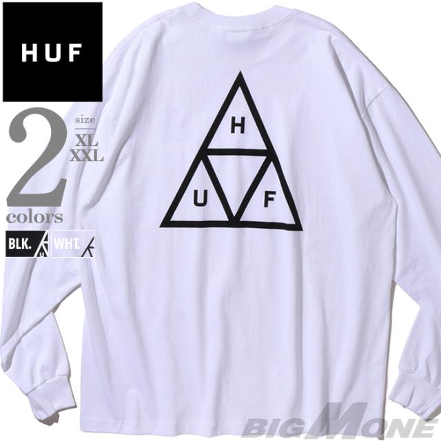 大きいサイズ メンズ HUF ハフ プリント 長袖 Tシャツ USA直輸入 ts01935