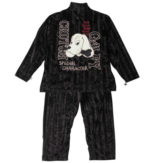 大きいサイズ メンズ GALFY ベルボア セット ブラック 1258-4383-2 3L 4L 5L 6L_1