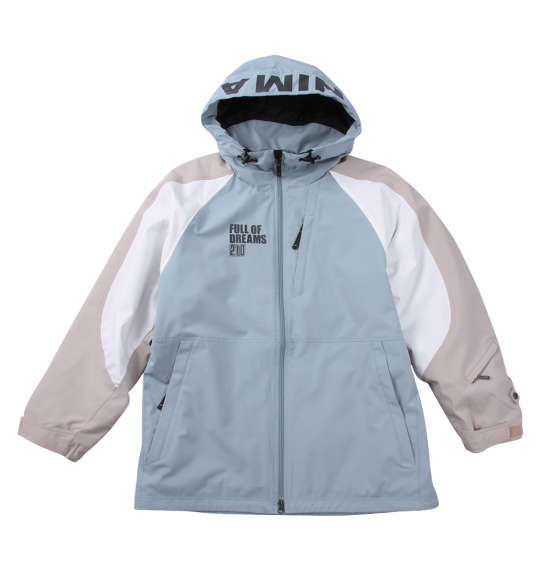 大きいサイズ メンズ nima スノーボード ジャケット ブルーグレー 1256-4300-3 3L 5L 7L