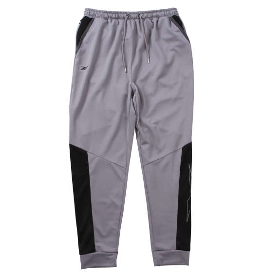 大きいサイズ メンズ Reebok ストレッチ ジャージ パンツ グレー 1274-4640-1 3L 4L 5L 6L 8L