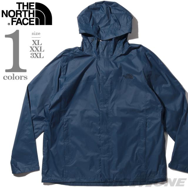 大きいサイズ メンズ THE NORTH FACE ノースフェイス フルジップ フーデッド ナイロン ジャケット M VENTURE 2 JACKET USA直輸入 nf0a2vd3-jvl