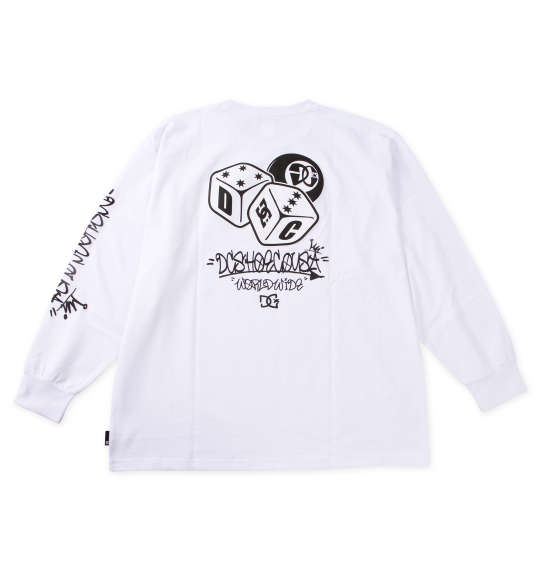 大きいサイズ メンズ DCSHOES 25GAME 長袖 Tシャツ ホワイト 1278-5110-1 3L 4L 5L 6Lの通販は 7,484円