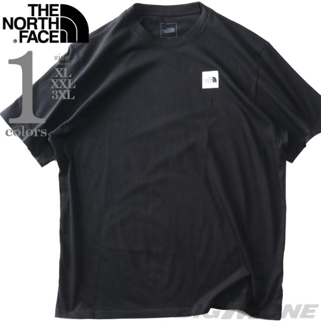 大きいサイズ メンズ THE NORTH FACE ノースフェイス プリント 半袖 Tシャツ S/S BOX LOGO TEE USA直輸入 nf0a8apw-ky4