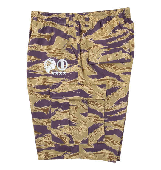 大きいサイズ メンズ NESTA BRAND タイガーカモ カーゴ ハーフパンツ サンドタイガーカモ 1274-5281-1 3L 4L 5L 6L 8L_2