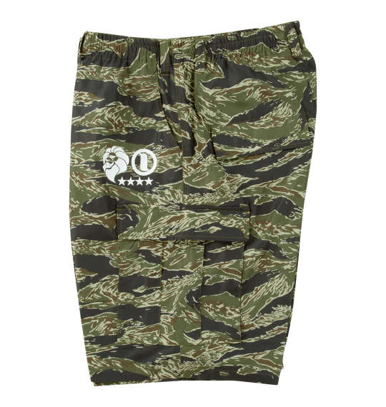 大きいサイズ メンズ NESTA BRAND タイガーカモ カーゴ ハーフパンツ タイガーカモ 1274-5281-2 3L 4L 5L 6L 8L_2
