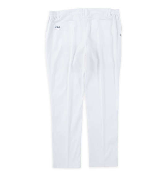 大きいサイズ メンズ FILA GOLF エンボス ストレッチ ツイル ストレート パンツ ホワイト 1274-5250-1 100 105 110 115 120 130_1