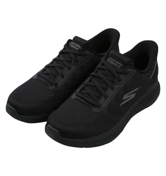 大きいサイズ メンズ SKECHERS スニーカー SLIP-INS GO WALK NOW-PAYTON ブラック 1240-5250-2 30 31 32