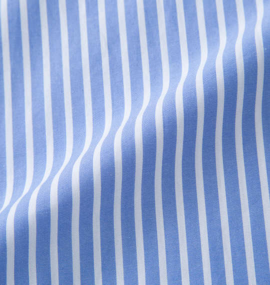 大きいサイズ メンズ (What it isNt) ストライプ 半袖 シャツ サックスブルー 1277-5255-2 3L 4L 5L 6L 8L_2