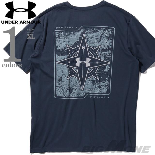 大きいサイズ メンズ UNDER ARMOUR アンダーアーマー プリント 半袖 Tシャツ USA直輸入 1390224-044
