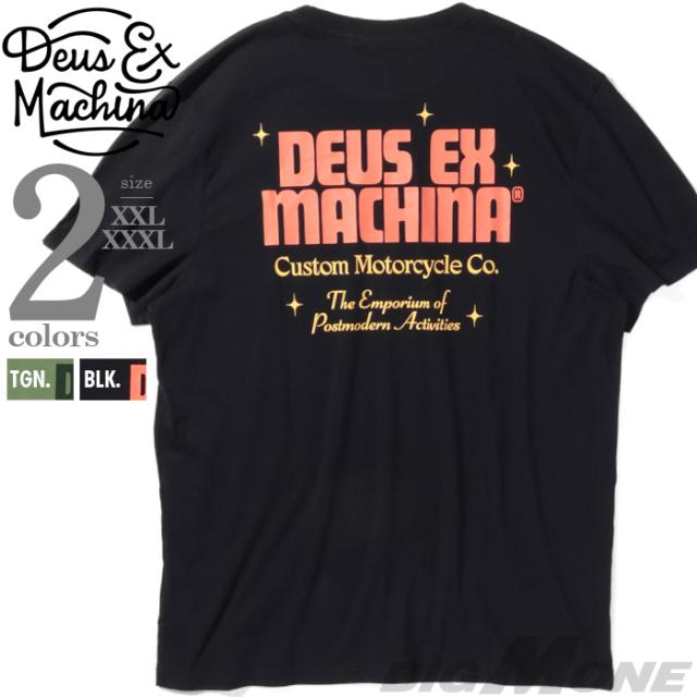 大きいサイズ メンズ DEUS EX MACHINA デウス エクス マキナ プリント 半袖 Tシャツ USA直輸入 dmp251953b