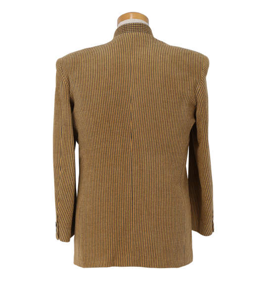 大きいサイズ メンズ モール切替 マオカラー スーツ カラシ 1122-5421