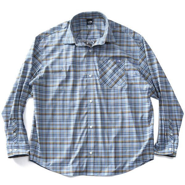 大きいサイズ メンズ THE NORTH FACE ノースフェイス チェック柄 長袖 カジュアル シャツ PLID SHIRTS USA直輸入 nh8lr02a_3