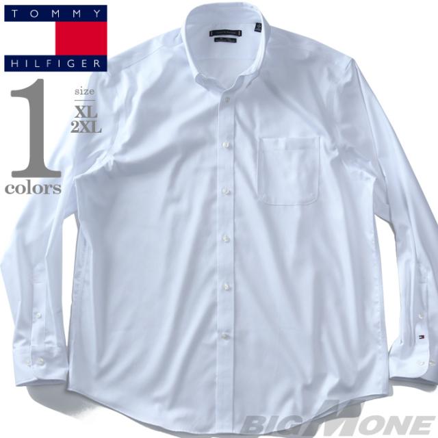 大きいサイズ メンズ   トミーヒルフィガー ボタンダウン 長袖 ワイシャツ USA直輸入 24n2131