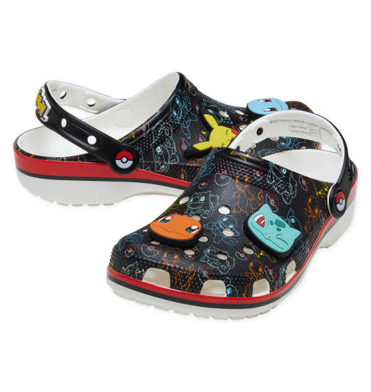 大きいサイズ メンズ crocs サンダル POKEMON PRINT CLASSIC CLOG マルチ 1240-5342-1 M12 M13