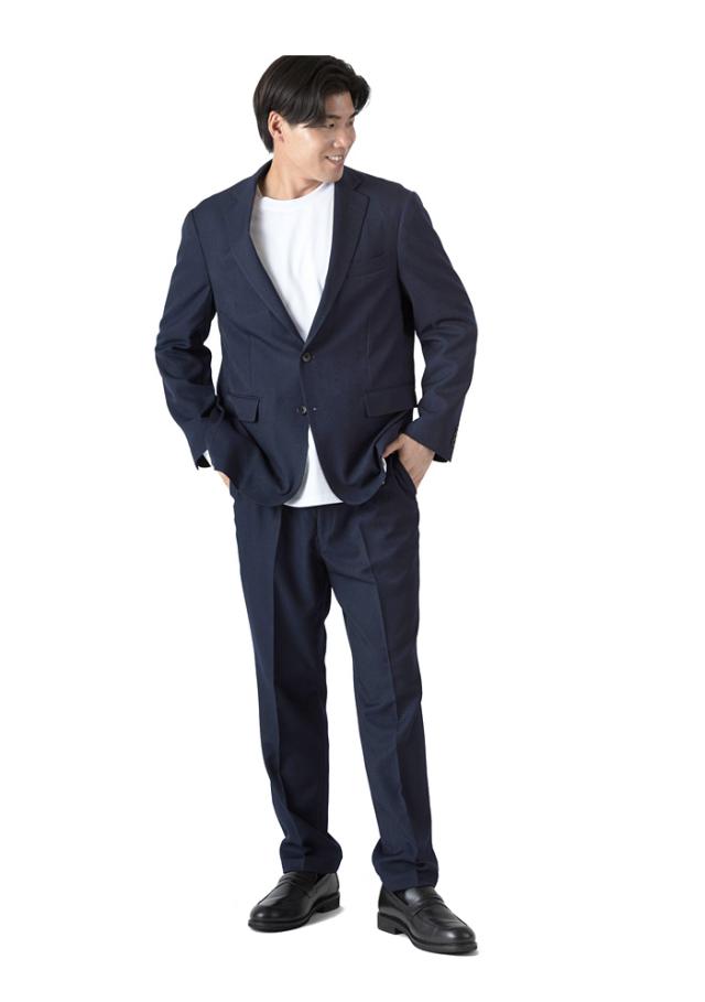 大きいサイズ メンズ SARTORIA BELLINI TEXIMA セットアップ サージ ストレッチ ジャケット 軽量 ウォッシャブル スマリラ 52870b-jk 【t2502】_8