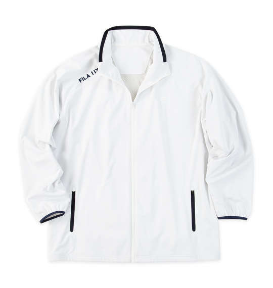 大きいサイズ メンズ FILA GOLF 4WAY ライト ボンディング ブルゾン ホワイト 1273-5320-1 3L 4L 5L 6L