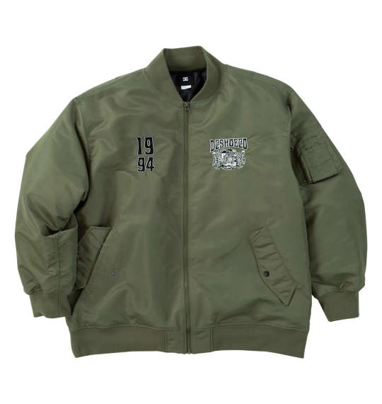 大きいサイズ メンズ DCSHOES 25FLIGHT ジャケット カーキ 1273-5366-1 3L 4L 5L 6L