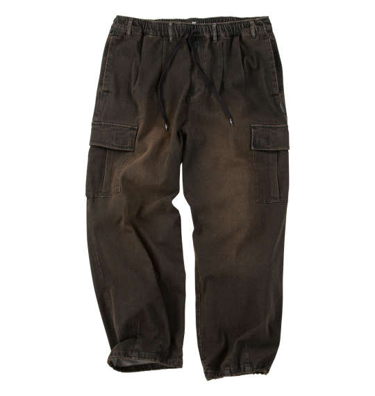 大きいサイズ メンズ DCSHOES 25 デニム カーゴ パンツ ブラック 1274-5381-2 3L 4L 5L 6L