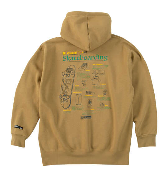 大きいサイズ メンズ ELEMENT ESSENTIAL プル パーカー ブラウン 1278-5366-1 3L 4L 5L 6L