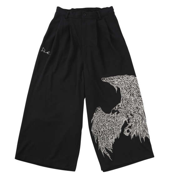 大きいサイズ メンズ DAKU CROW ワイド パンツ ブラック 1254-5330-1 3L 4L 5L 6L