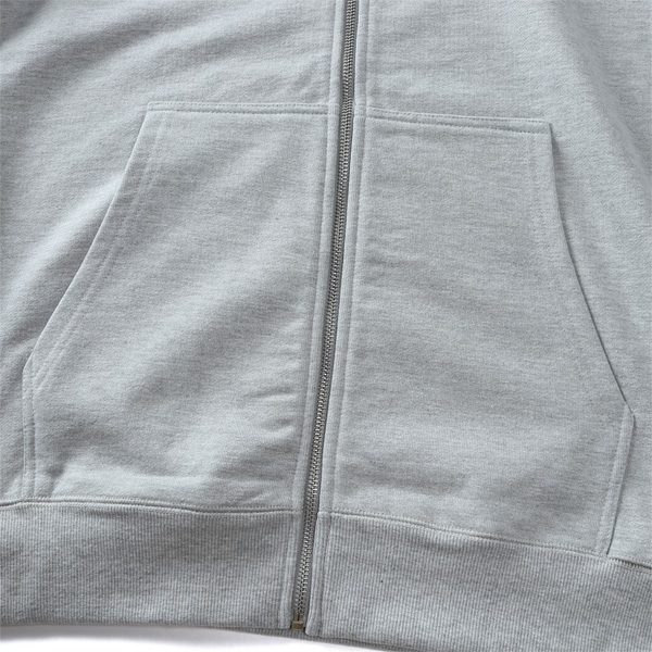 大きいサイズ メンズ PLEGGI プレッジ 裏毛 ヘビーウェイト フルジップ