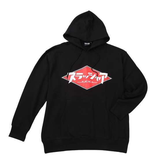 大きいサイズ メンズ THRASHER プル パーカー ブラック 1278-5656-2 3L 4L 5L 6L 8L