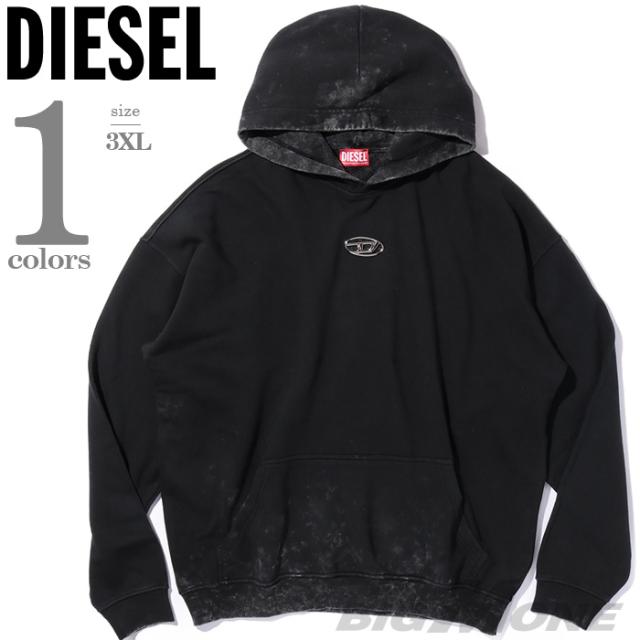 大きいサイズ メンズ DIESEL ディーゼル プルオーバー パーカー 直輸入品 a19416