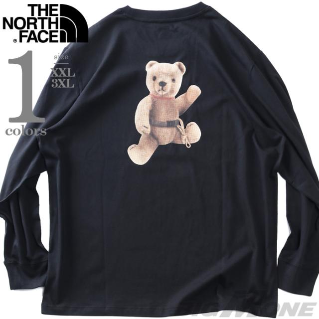 大きいサイズ メンズ THE NORTH FACE ノースフェイス プリント ロング Tシャツ USA直輸入 nf0a8f0j-jk3