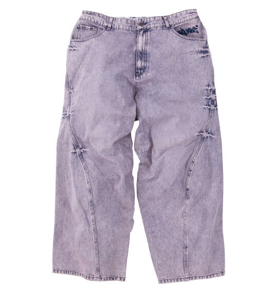 大きいサイズ メンズ SEQUENZ ウォッシュド デニム パンツ ローズ 1254-5340-3 3L 4L 5L 6L