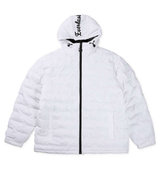 大きいサイズ メンズ EVERLAST 防風ウラアルミ ブルゾン ホワイト 1273-5390-1 3L 4L 5L 6L