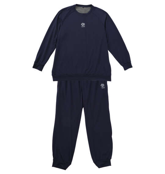 大きいサイズ メンズ Colantotte ACTIVE ストレッチミニ裏毛血行促進ウェアセット ネイビー 1279-5315-1 3L 4L 5L 6L 8L