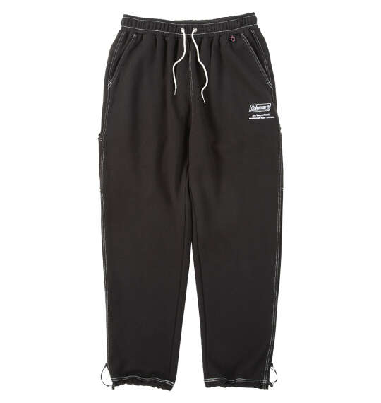 大きいサイズ メンズ Coleman 裏起毛 スウェット ペインター パンツ ブラック 1274-5303-2 3L 4L 5L 6L 8L