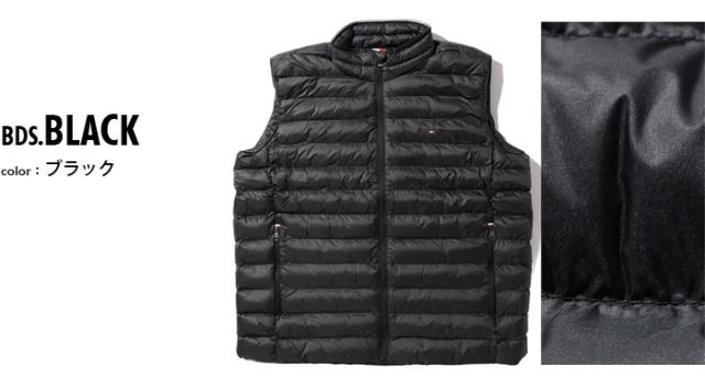 大きいサイズ メンズ TOMMY HILFIGER トミーヒルフィガー 中綿 ベスト