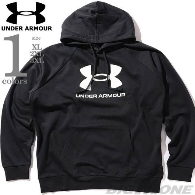 大きいサイズ メンズ UNDER ARMOUR アンダーアーマー プリント プルオーバー パーカー USA直輸入 1379758-001