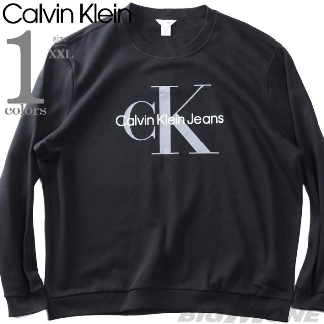 大きいサイズ メンズ   カルヴァンクライン ロゴプリント トレーナー USA直輸入 40gc200