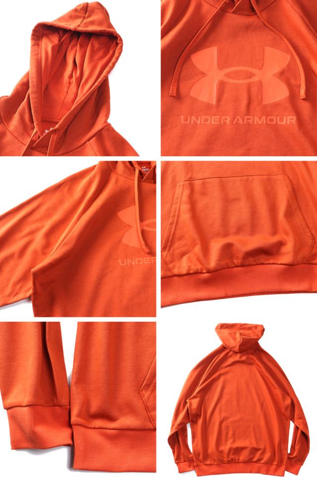 大きいサイズ メンズ UNDER ARMOUR アンダーアーマー フリース プルオーバー パーカー RIVAL FLEECE LOGO USA直輸入 1379758-842_2