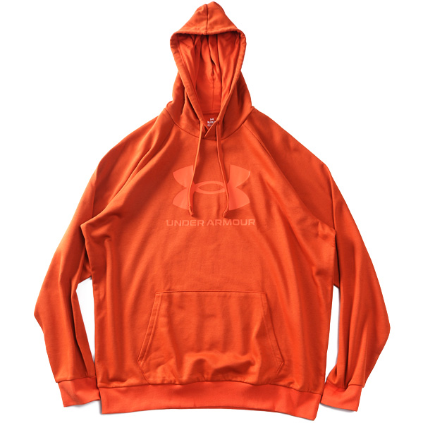 大きいサイズ メンズ UNDER ARMOUR アンダーアーマー フリース プルオーバー パーカー RIVAL FLEECE LOGO USA直輸入 1379758-842_3