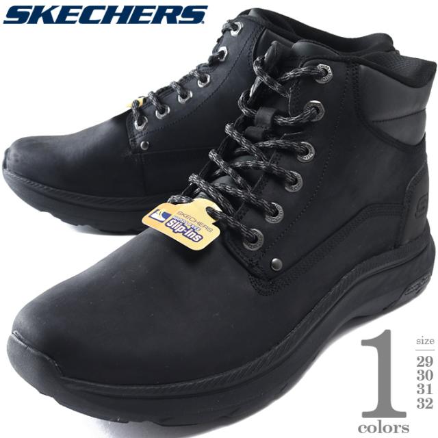 大きいサイズ メンズ SKECHERS スケッチャーズ ブーツ シューズ SLIPINS POLLARD-WAYLON 秋冬新作 205333